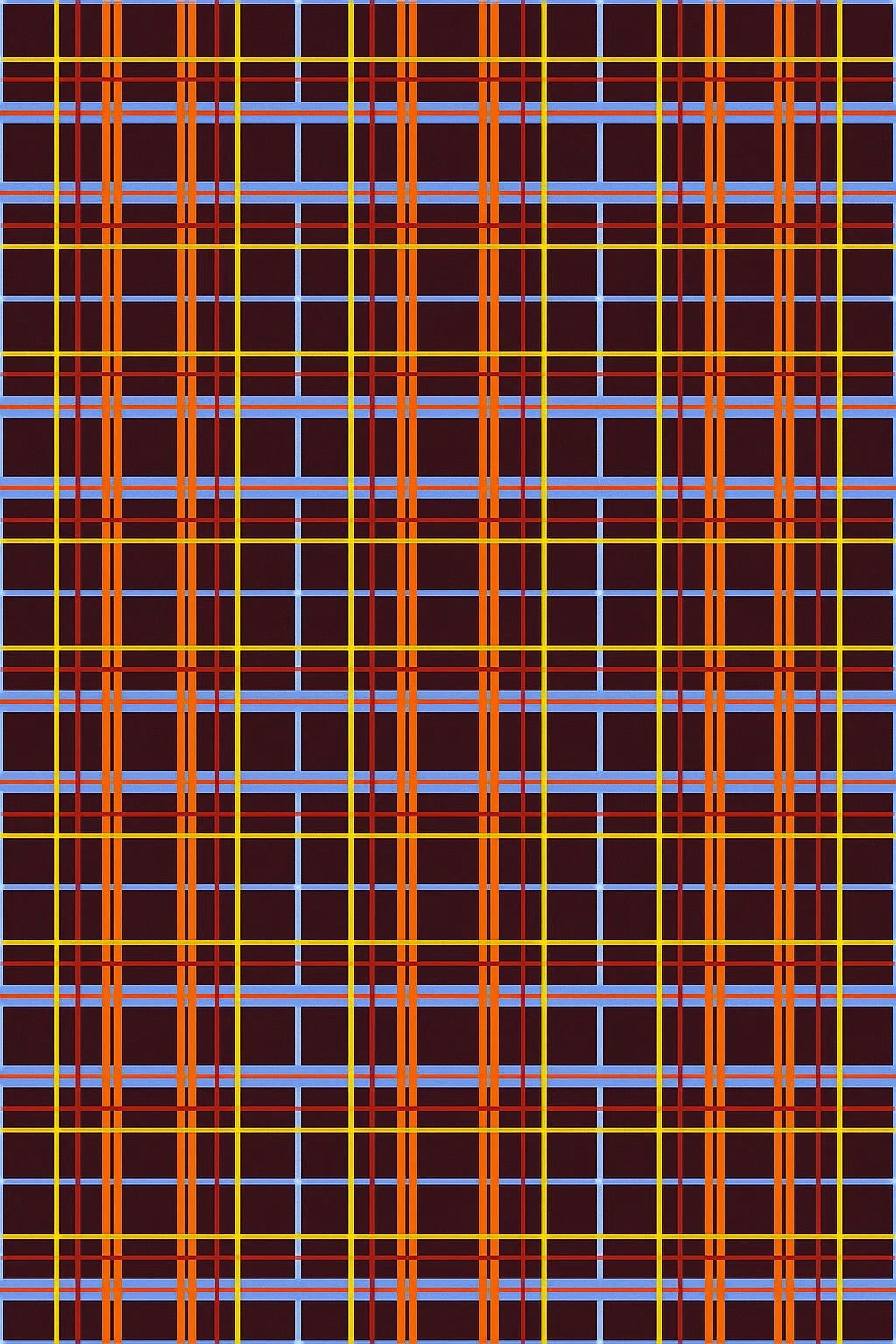 Burnt Punk Plaid Flip-flops